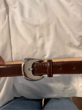 Aureum No.8 Brown Leather Belt